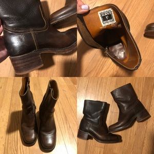 Vintage Frye Campus Booties